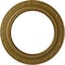 Ekena Millwork Andrea Ceiling Medallion (Fits Canopies up to 8"), Hand-Painted Gold, 12"OD x 8"ID x 1/2"P CM12ADGLS - alternate 1